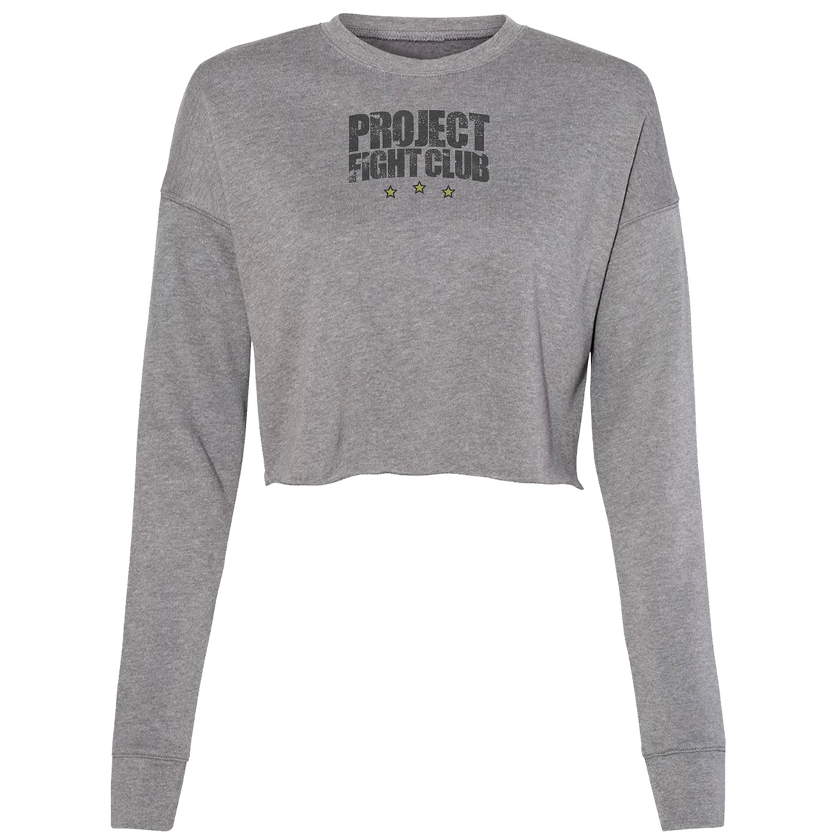 GREY CROPPED SWEATSHIRT - SPREAD CHRISTIANITY