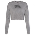 WOMENS GREY CROP FLEECE - HONOR SOLDIERS & VETERANS