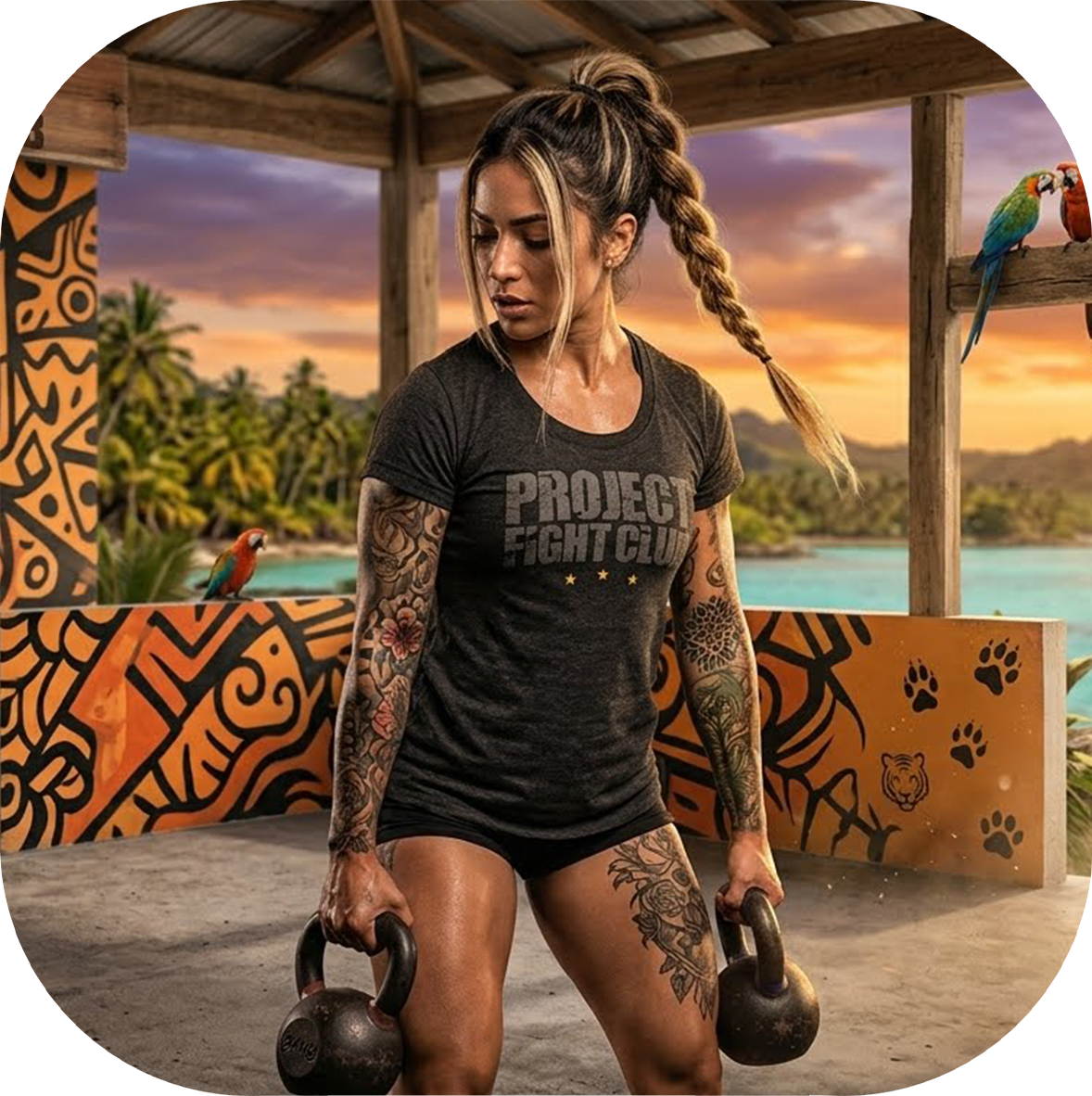 WOMENS BLACK T-SHIRT - PROTECT ANIMALS & WILDLIFE