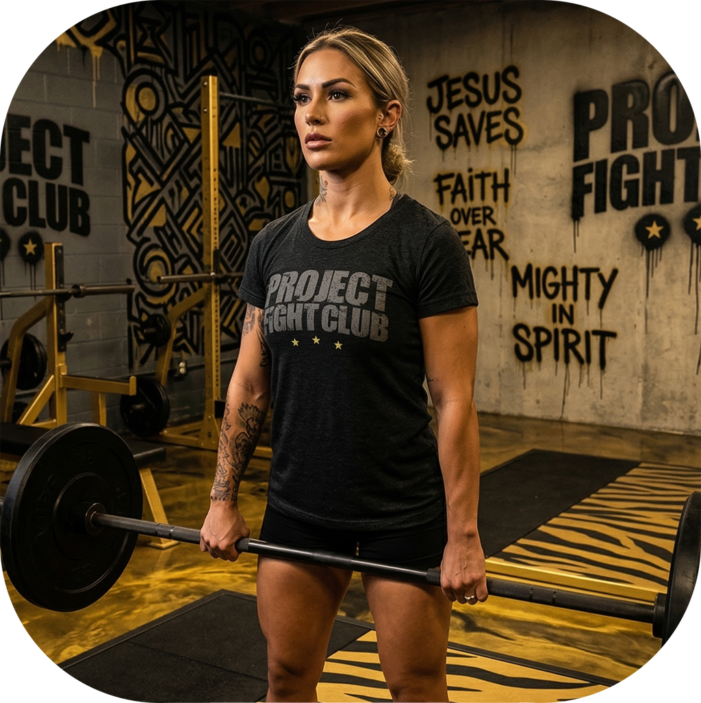 WOMENS BLACK T-SHIRT - SPREAD CHRISTIANITY