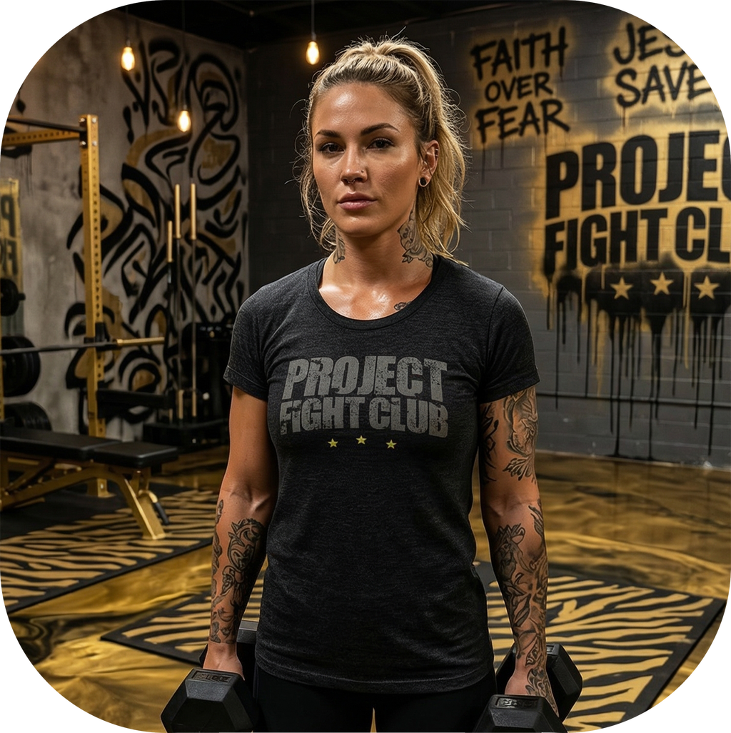 WOMENS BLACK T-SHIRT - SPREAD CHRISTIANITY