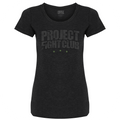 WOMENS BLACK T-SHIRT - HONOR SOLDIERS & VETERANS