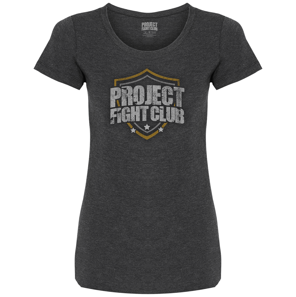 WOMENS CHARCOAL T-SHIRT - PROTECT ANIMALS & WILDLIFE
