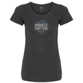 WOMENS DARK GREY T-SHIRT - SUPPORT POLICE