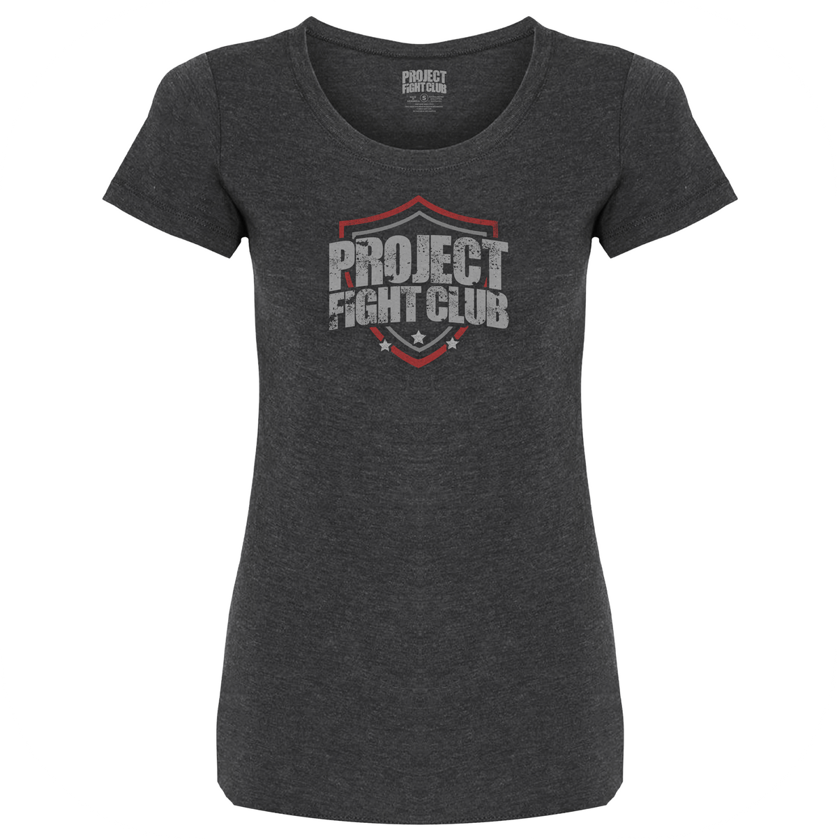 WOMENS DARK GREY T-SHIRT - HONOR FIREFIGHTERS & EMTs