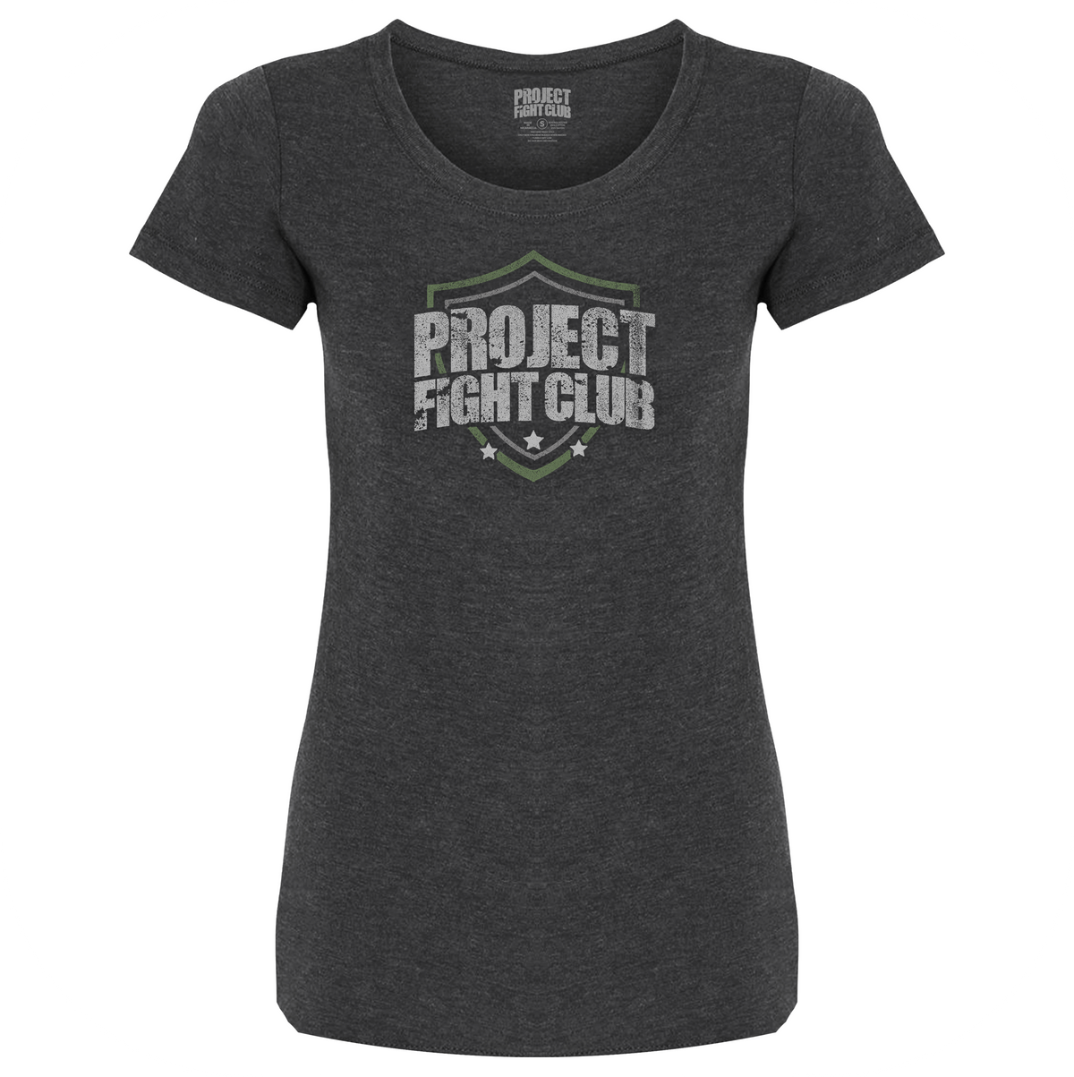 WOMENS DARK GREY T-SHIRT - HONOR SOLDIERS & VETERANS