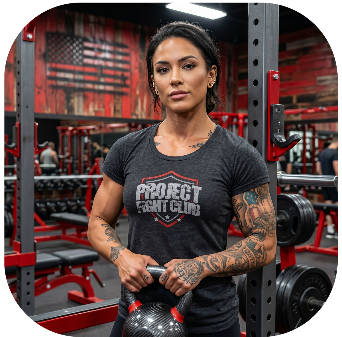 WOMENS DARK GREY T-SHIRT - HONOR FIREFIGHTERS & EMTs
