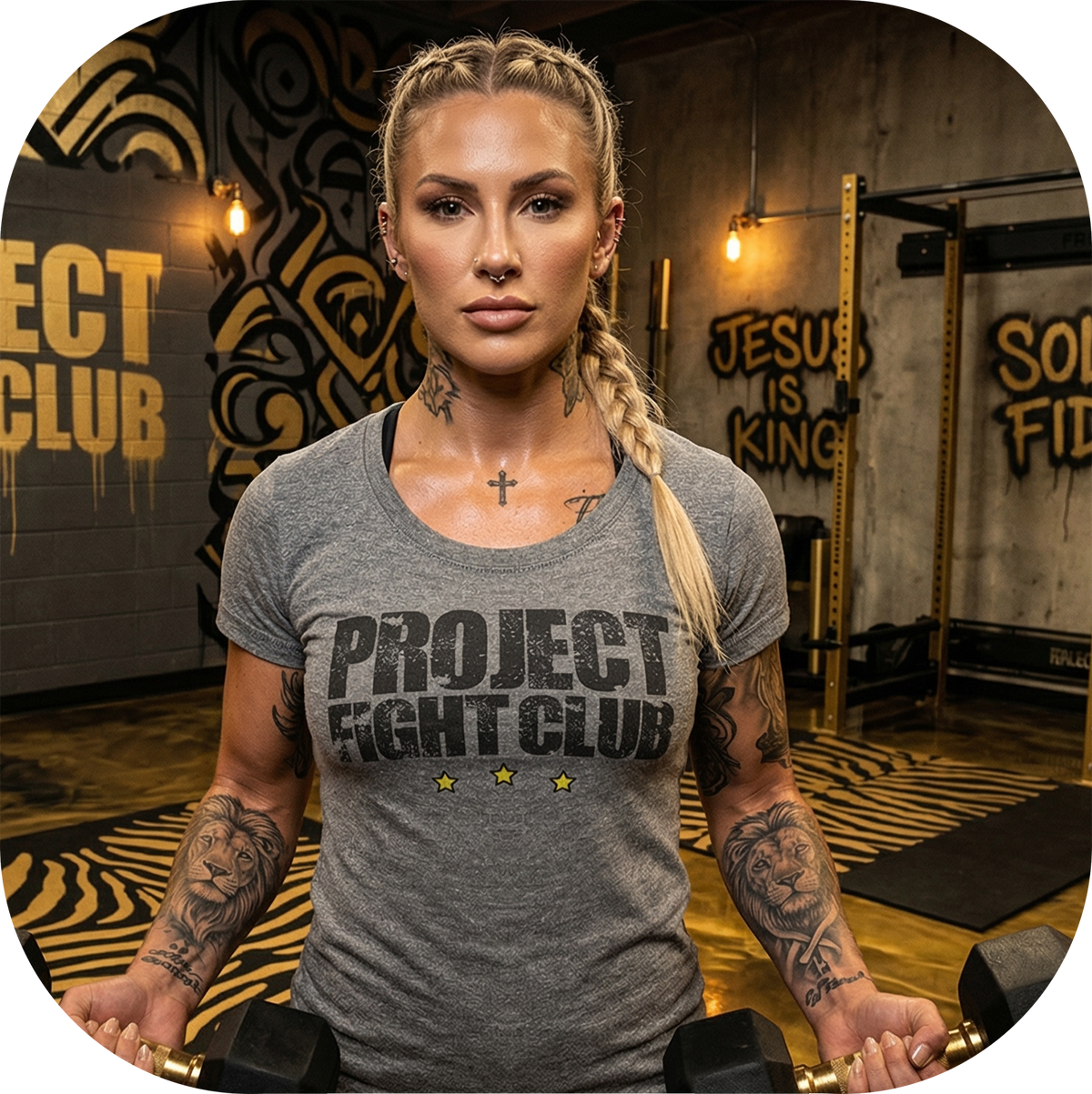 WOMENS GREY T-SHIRT - SPREAD CHRISTIANITY