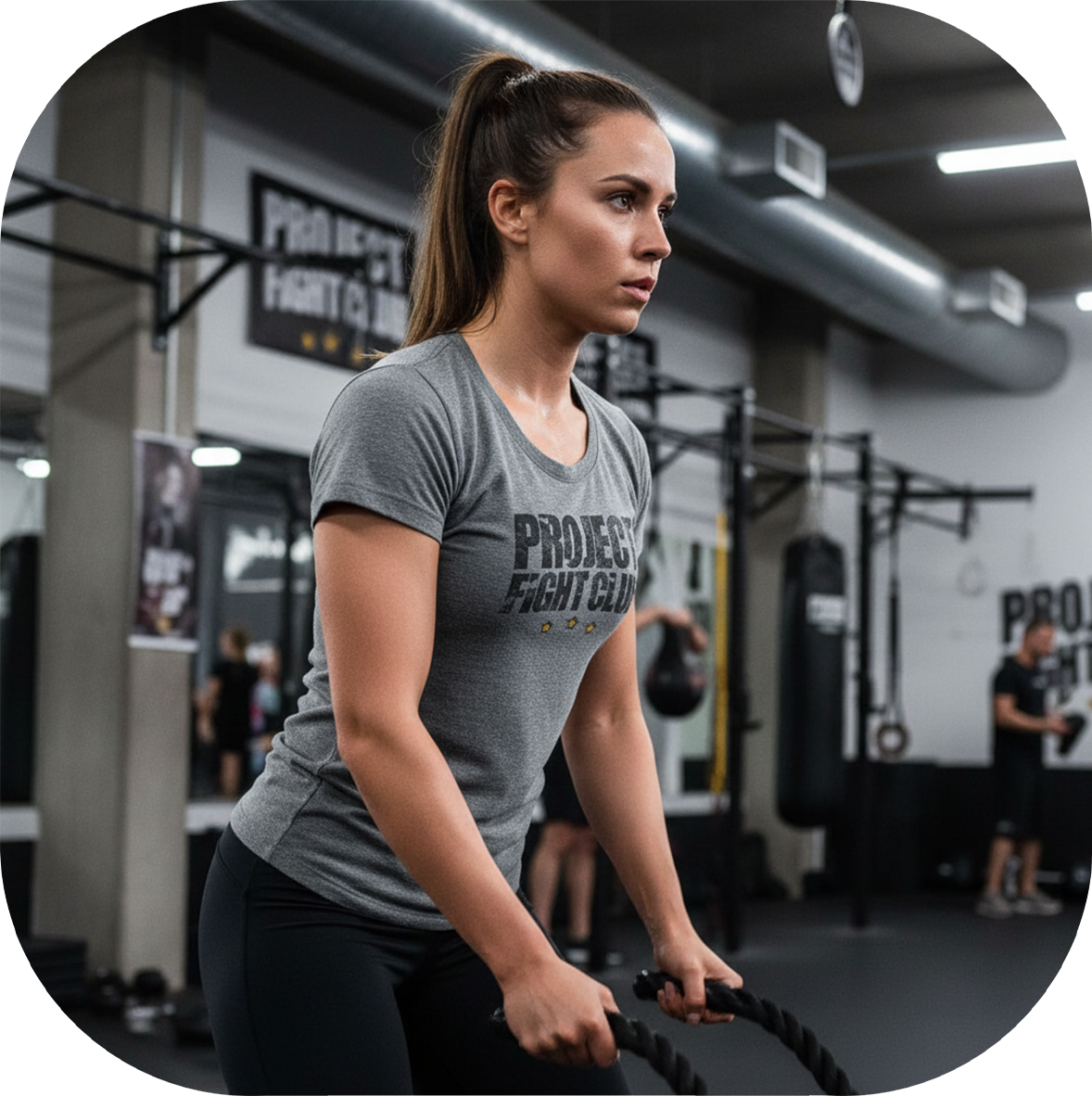 WOMENS GREY T-SHIRT - PROTECT ANIMALS & WILDLIFE