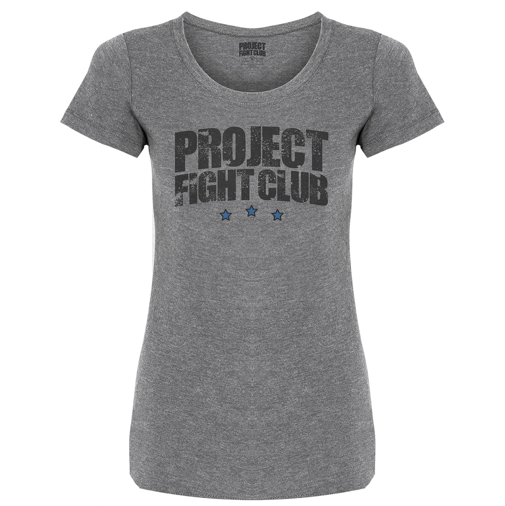 WOMENS GREY T-SHIRT - SUPPORT POLICE