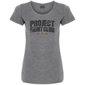 WOMENS GREY T-SHIRT - PROTECT ANIMALS & WILDLIFE