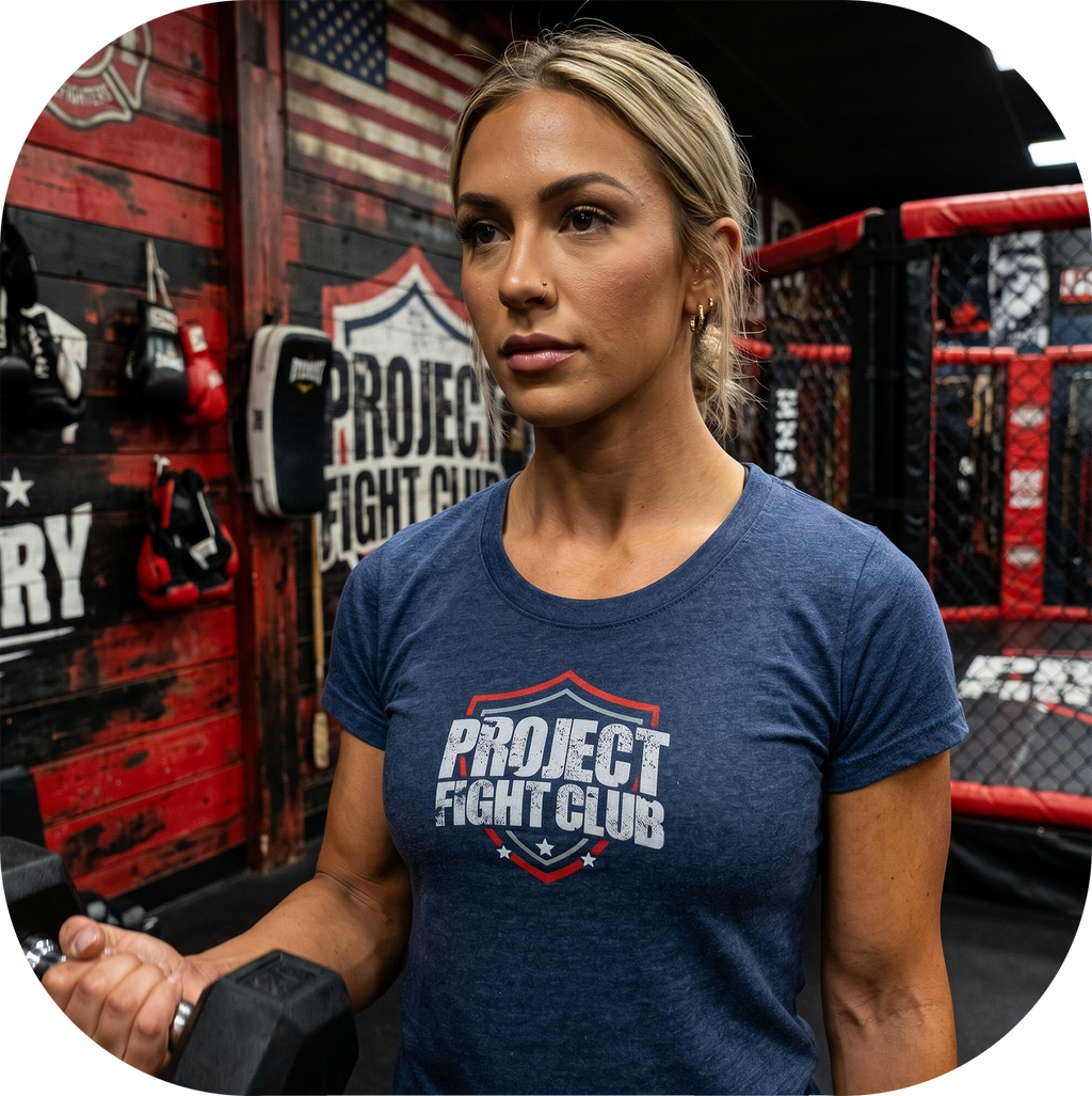 WOMENS NAVY T-SHIRT - HONOR FIREFIGHTERS & EMTs