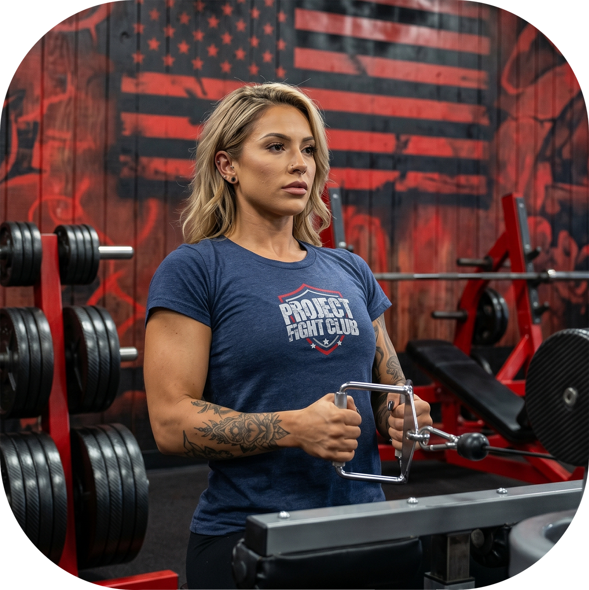 WOMENS NAVY T-SHIRT - HONOR FIREFIGHTERS & EMTs