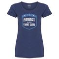 WOMENS NAVY T-SHIRT - SUPPORT POLICE
