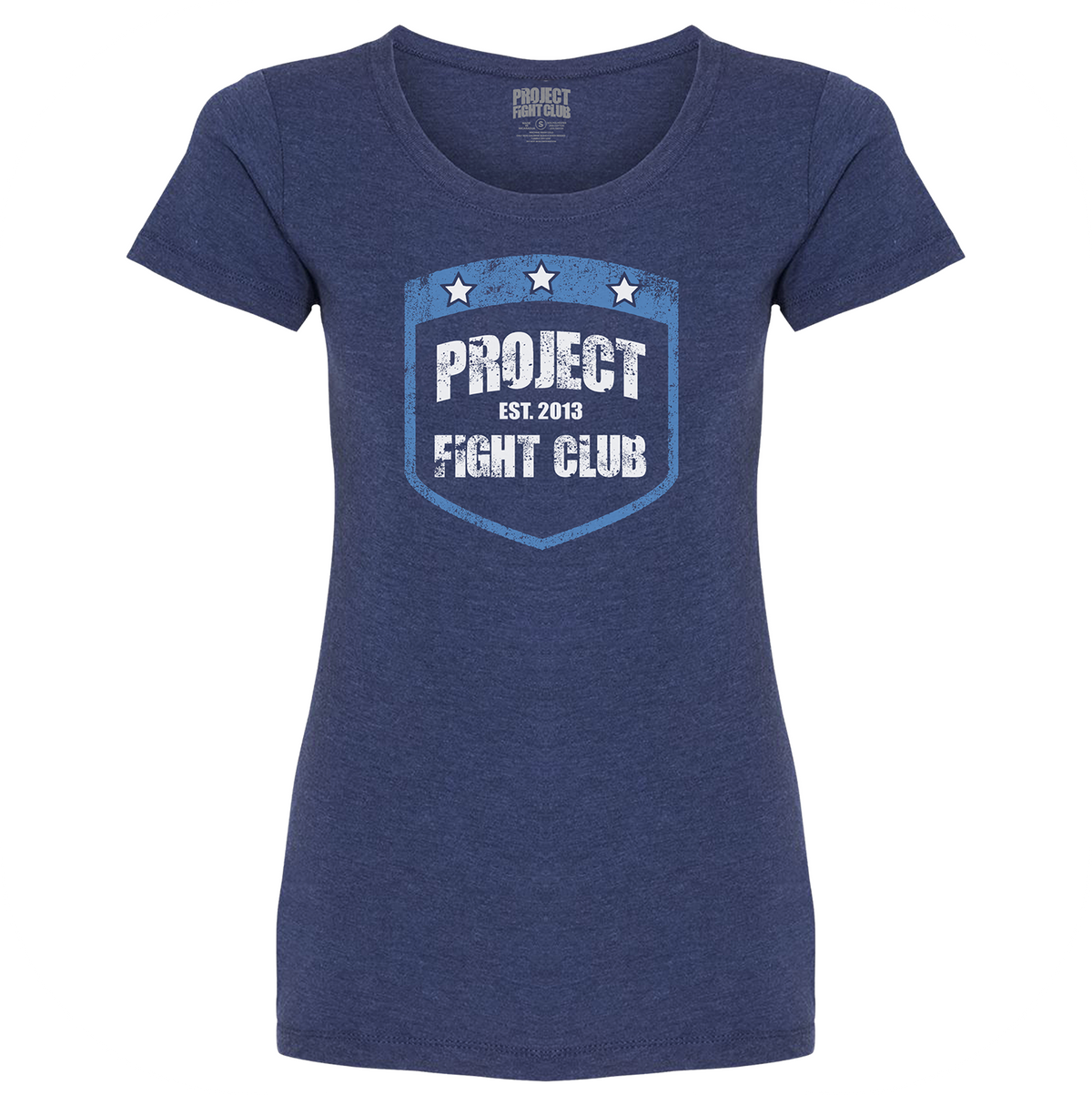 WOMENS NAVY T-SHIRT - SUPPORT POLICE