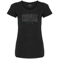 WOMENS BLACK T-SHIRT - FIGHT ADDICTION