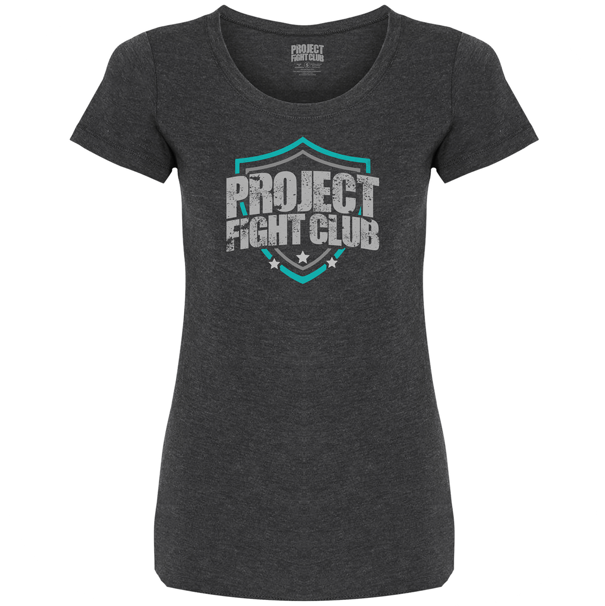 WOMENS CHARCOAL T-SHIRT - FIGHT ADDICTION