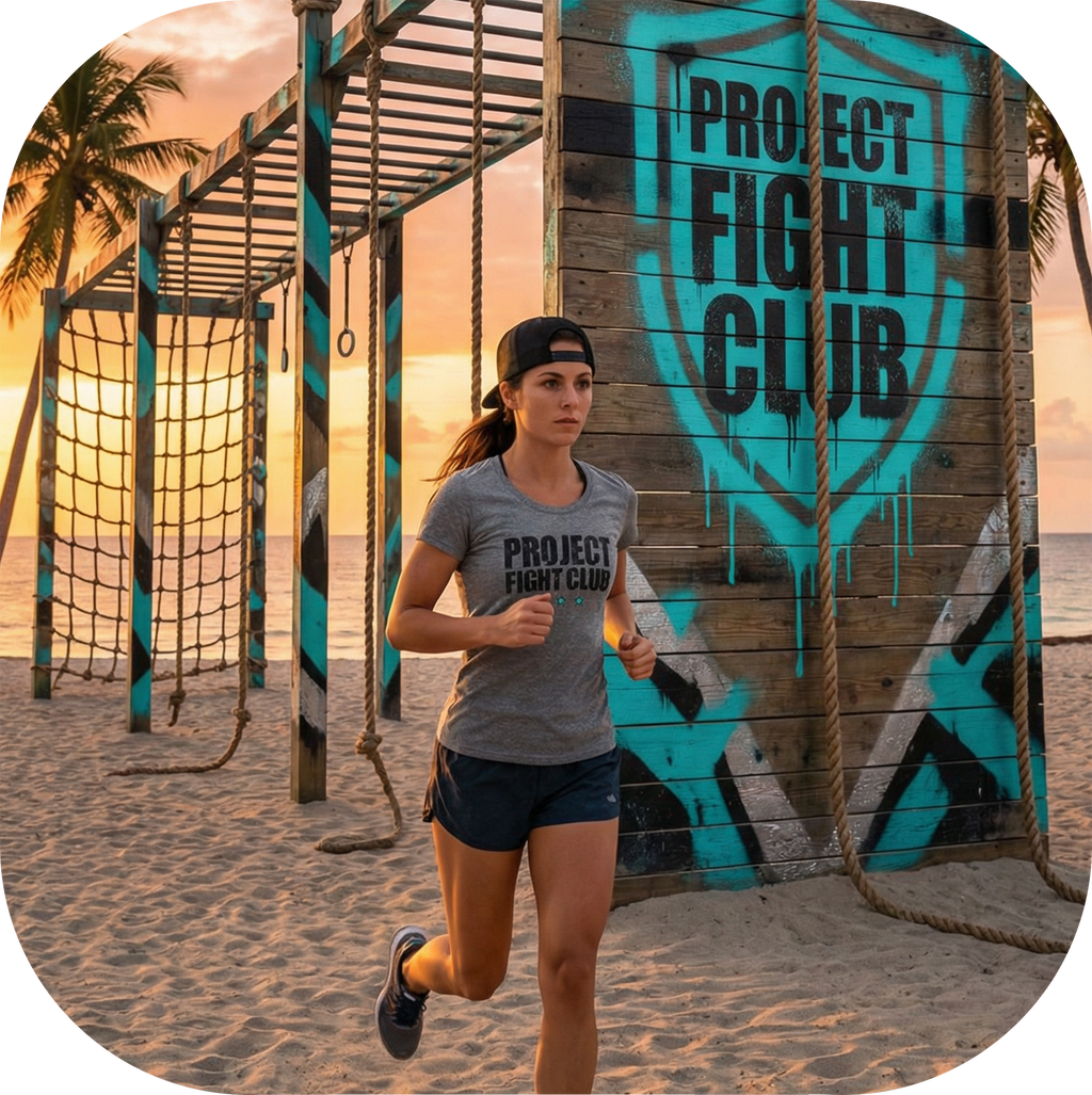 WOMENS GREY T-SHIRT - FIGHT ADDICTION
