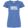 WOMENS LIGHT BLUE T-SHIRT - FIGHT ADDICTION