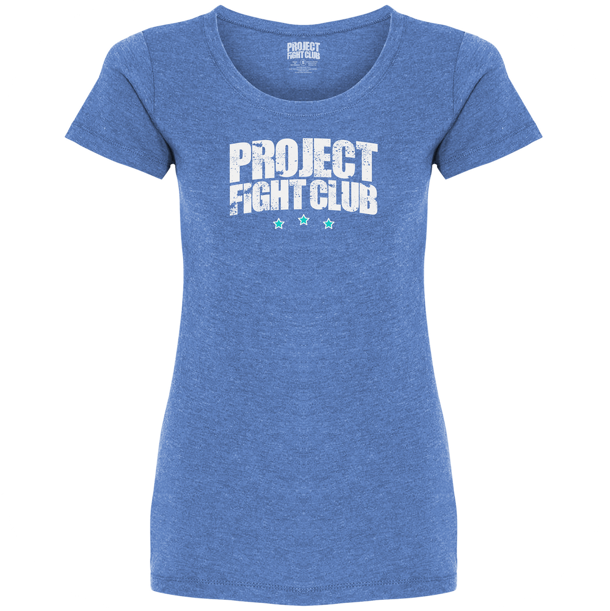 WOMENS LIGHT BLUE T-SHIRT - FIGHT ADDICTION
