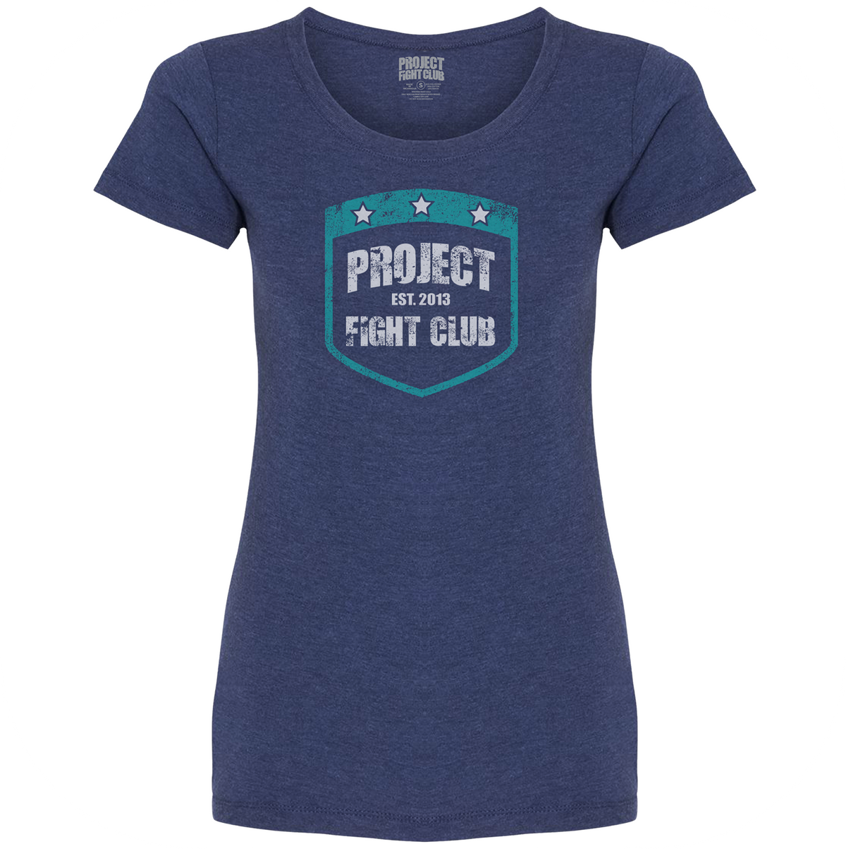 WOMENS DARK BLUE T-SHIRT - FIGHT ADDICTION