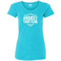 WOMENS TAHITI BLUE T-SHIRT - FIGHT ADDICTION