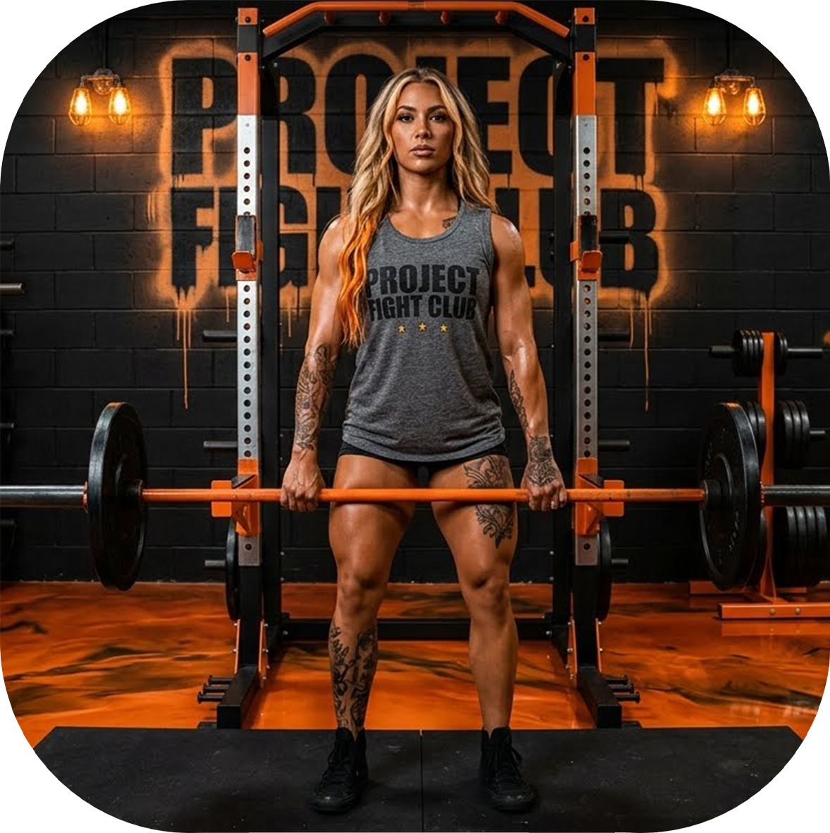 WOMENS DARK GREY MUSCLE TANK - PROTECT ANIMALS & WILDLIFE