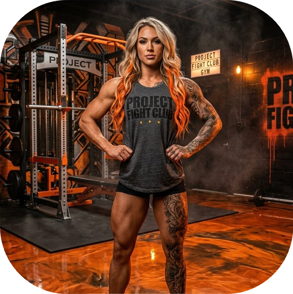 WOMENS DARK GREY MUSCLE TANK - PROTECT ANIMALS & WILDLIFE