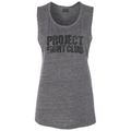 WOMENS DARK GREY MUSCLE TANK - PROTECT ANIMALS & WILDLIFE