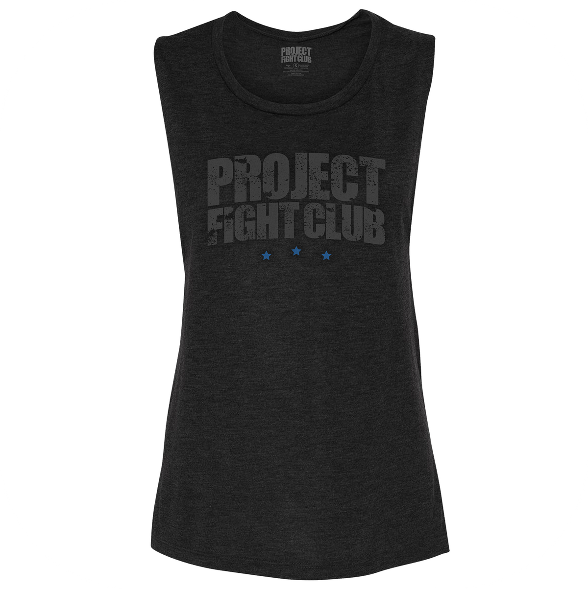 WOMENS BLACK MUSCLE TANK #2 - SUPPORT POLICE