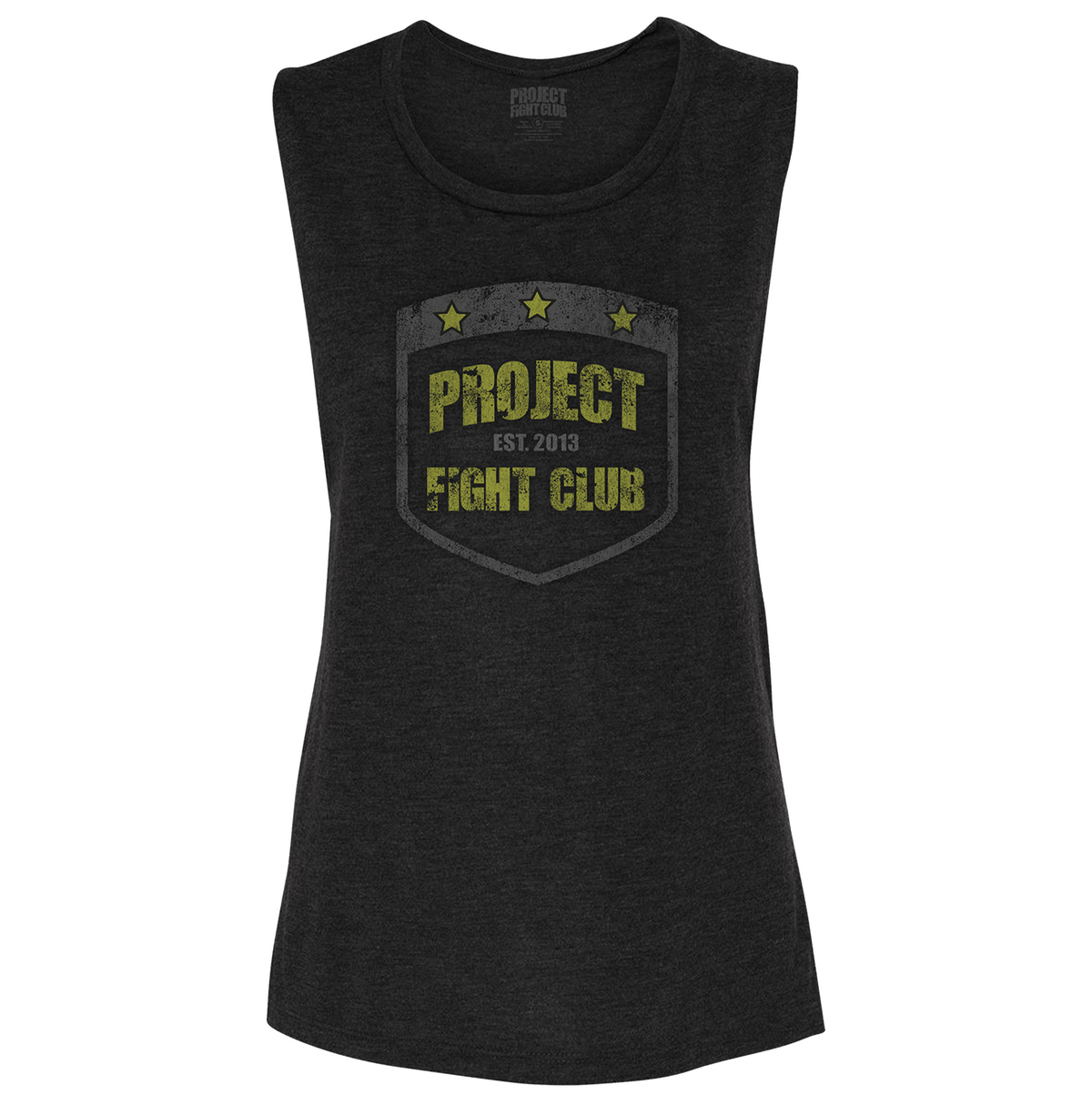 WOMENS BLACK MUSCLE TANK #2 - SPREAD CHRISTIANITY