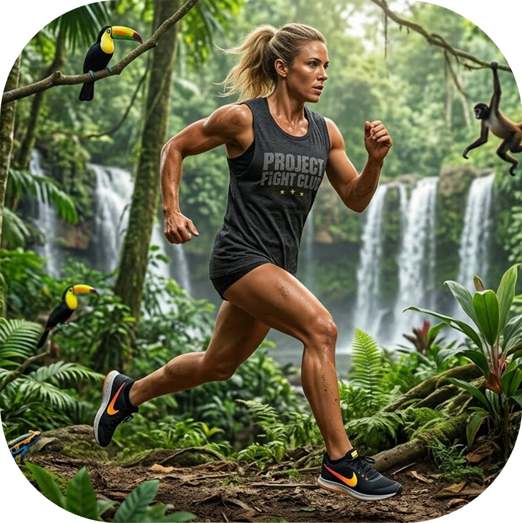 WOMENS BLACK MUSCLE TANK - PROTECT ANIMALS & WILDLIFE