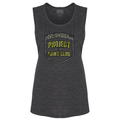 WOMENS CHARCOAL BLACK MUSCLE TANK - SPREAD CHRISTIANITY