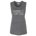 WOMENS ASPHALT MUSCLE TANK - HONOR SOLDIERS & VETERANS