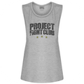 WOMENS HEATHER GREY MUSCLE TANK #2 - SPREAD CHRISTIANITY