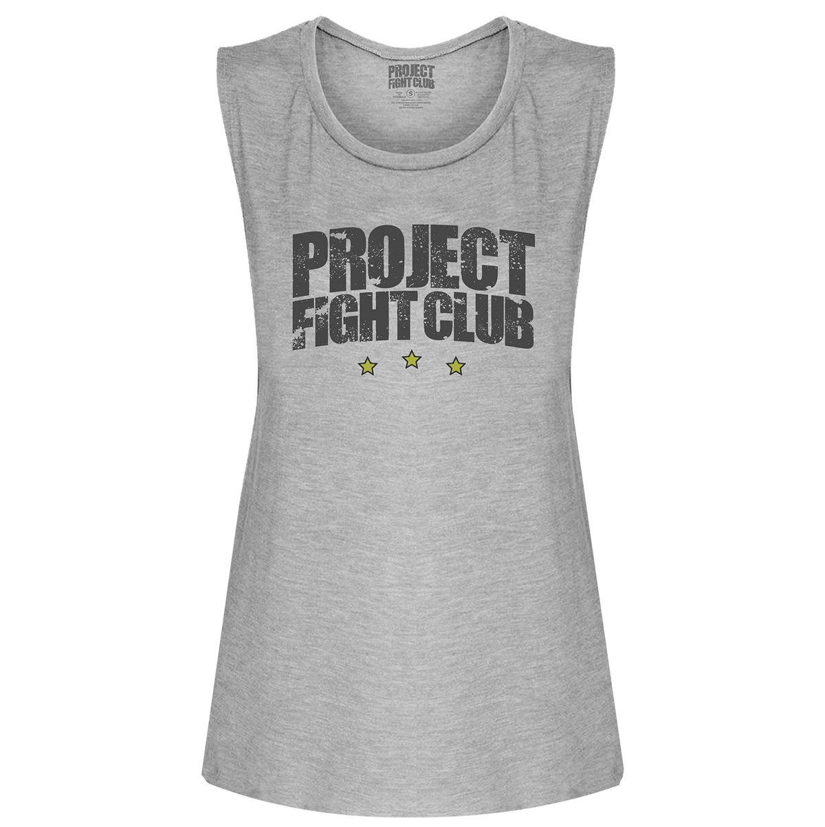 WOMENS HEATHER GREY MUSCLE TANK #2 - SPREAD CHRISTIANITY