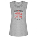 WOMENS GREY MUSCLE TANK - HONOR FIREFIGHTERS & EMTs