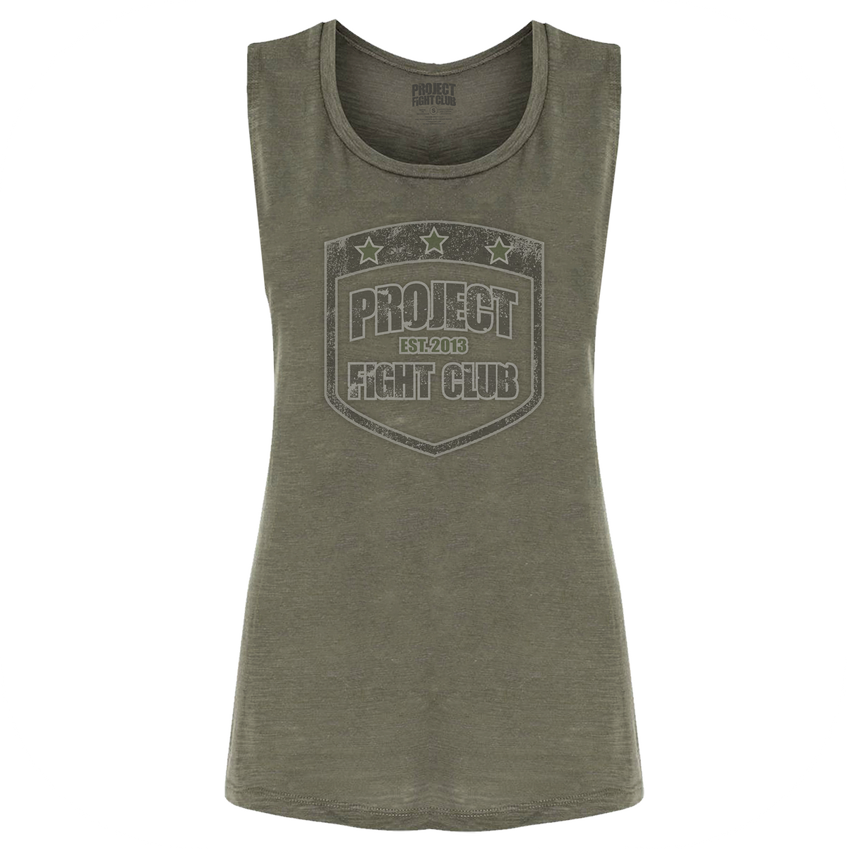 WOMENS ARMY MUSCLE TANK - HONOR SOLDIERS & VETERANS