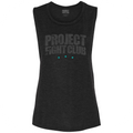 WOMENS BLACK MUSCLE TANK #2 - FIGHT ADDICTION