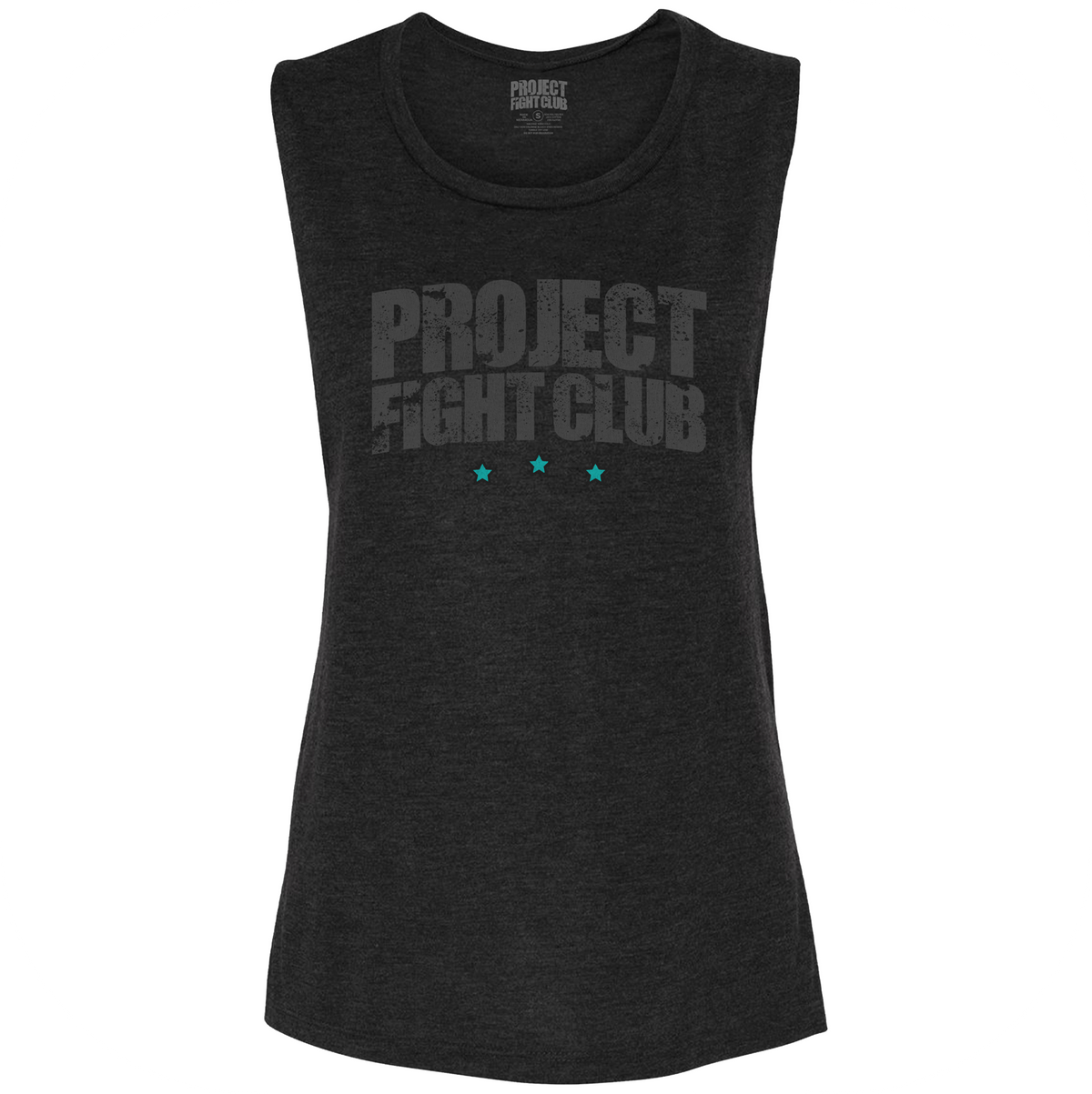 WOMENS BLACK MUSCLE TANK #2 - FIGHT ADDICTION