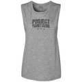 WOMENS HEATHER GREY MUSCLE TANK - FIGHT ADDICTION