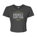 WOMENS DARK GREY CROPPED TEE - SPREAD CHRISTIANITY