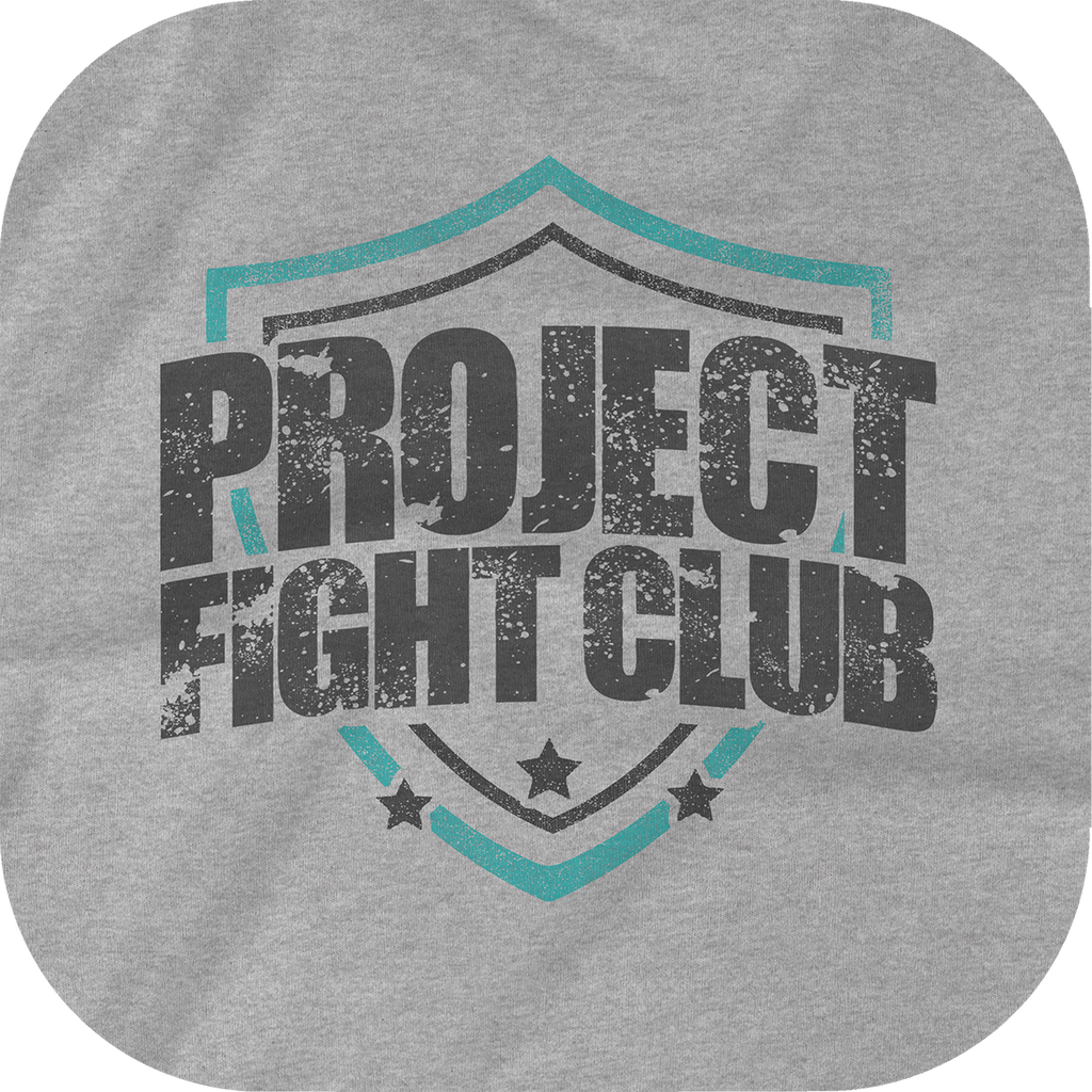 WOMENS GREY CROPPED TEE #2 - FIGHT ADDICTION