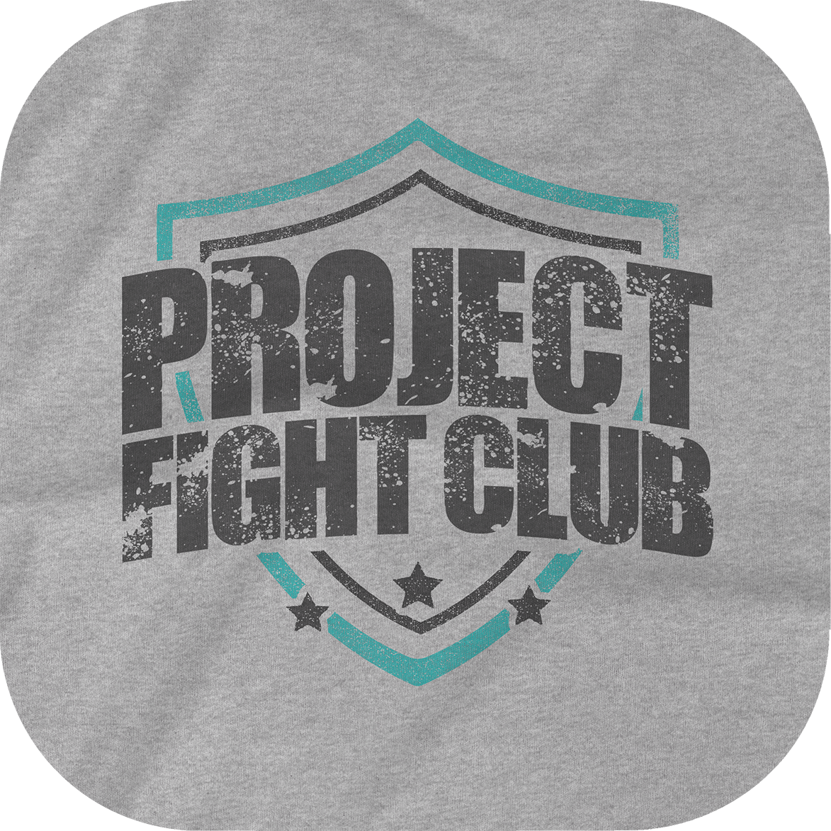 WOMENS GREY CROPPED TEE #2 - FIGHT ADDICTION