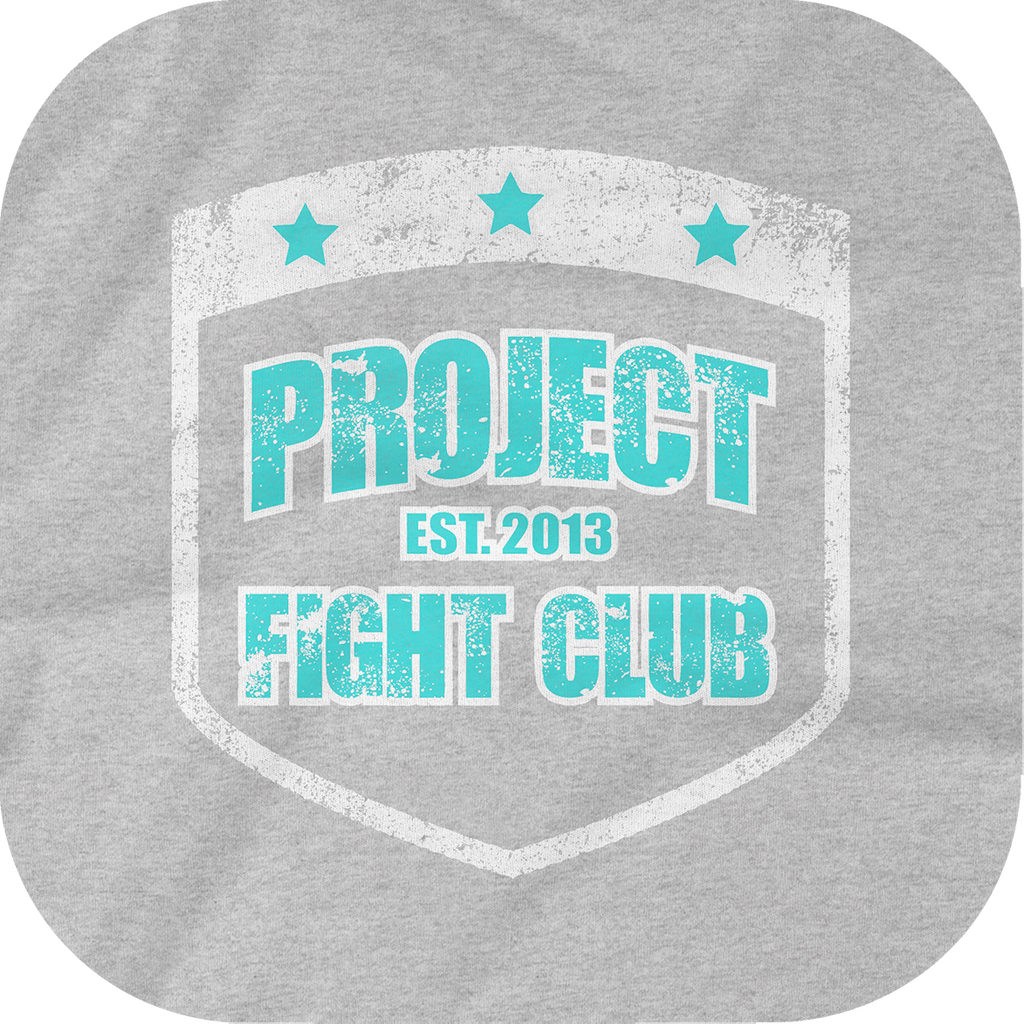 WOMENS GREY CROPPED TEE - FIGHT ADDICTION