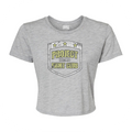 WOMENS GREY CROPPED TEE - SPREAD CHRISTIANITY