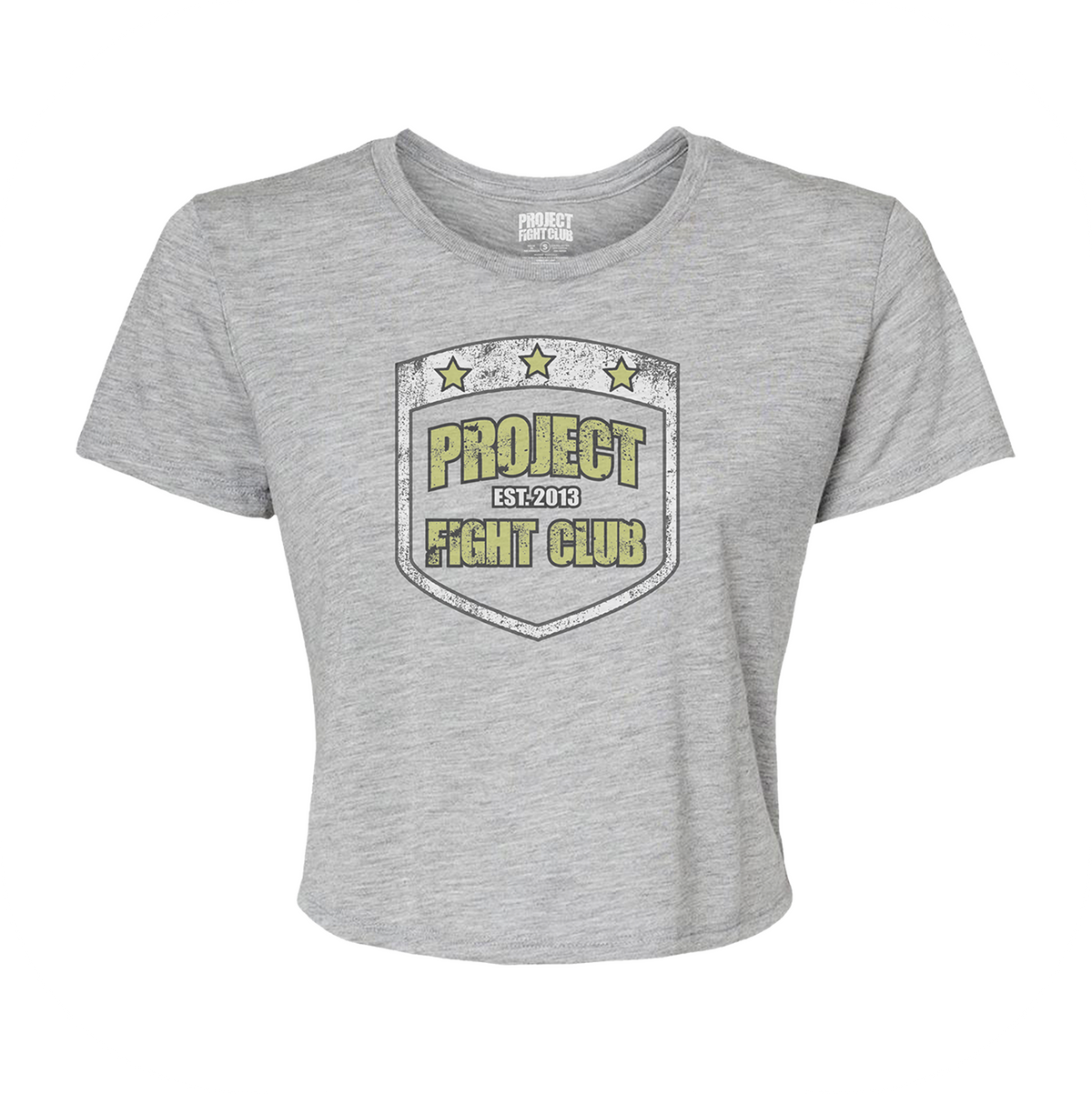 WOMENS GREY CROPPED TEE - SPREAD CHRISTIANITY