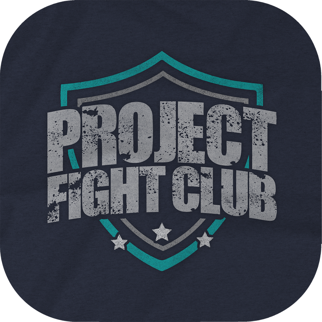 WOMENS NAVY CROPPED TEE - FIGHT ADDICTION