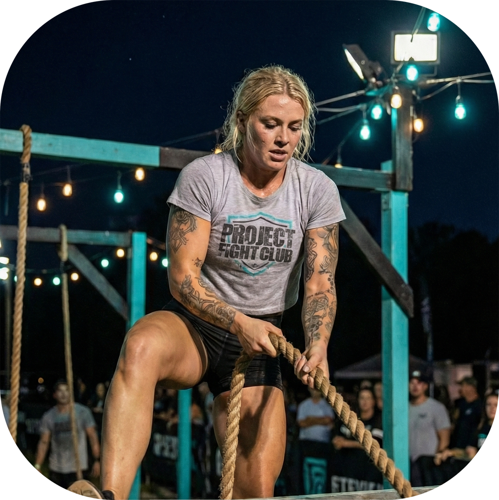 WOMENS GREY CROPPED TEE #2 - FIGHT ADDICTION