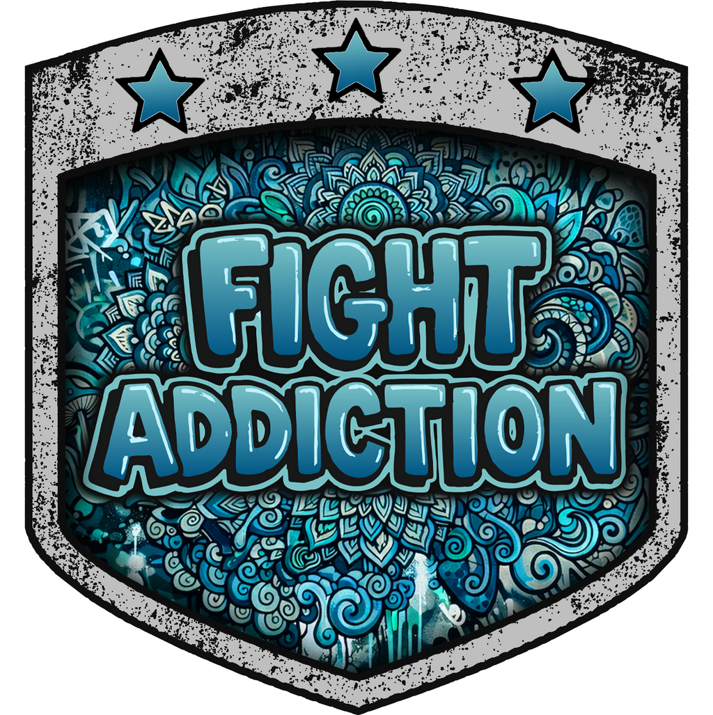 BLACK & GREY BASEBALL TEE #3 - FIGHT ADDICTION